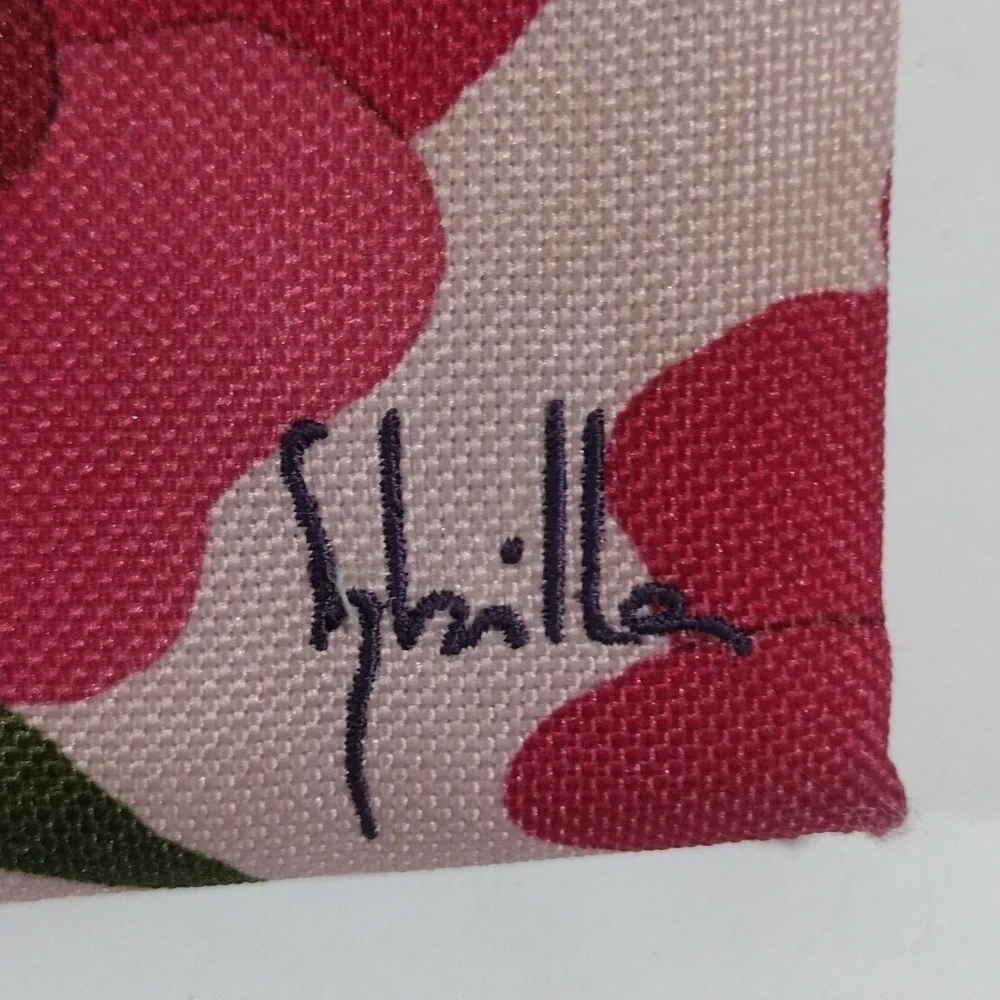 Shilla Women's Fashion Colorful Flower Print Design Case Pouch - 5.5 x 4.5-Inch